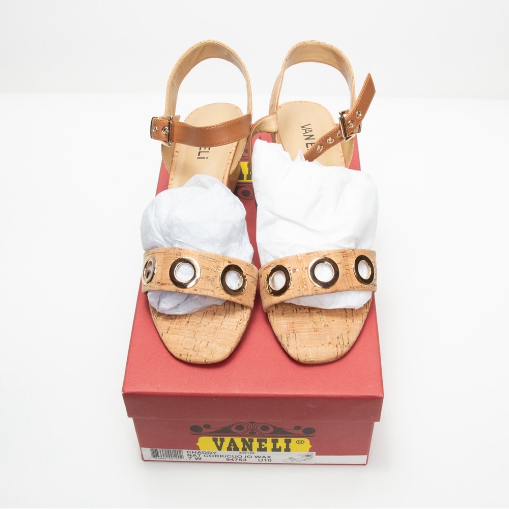 Vaneli Cork Sandals